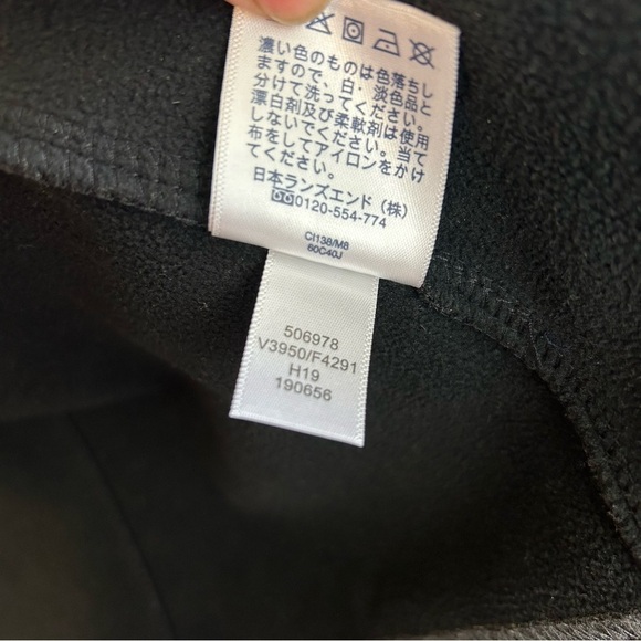 Lands End SoftShell Hooded Grey Jacket Size XS - Picture 12 of 12